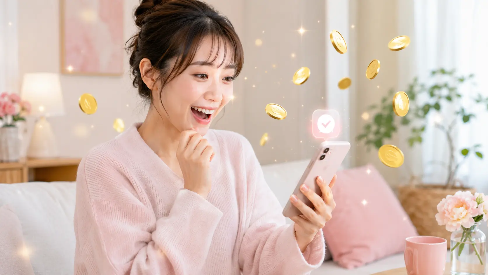 チャットレディ1ヶ月の収入目安｜主婦の在宅副業で3〜5万円